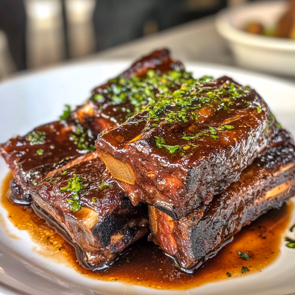 Tender balsamic braised beef short ribs are a hearty delight! Slow-cooked to perfection, these ribs are infused with rich flavors from balsamic vinegar and aromatic herbs. Perfect for cozy dinners or special occasions, this recipe will impress your guests. Save this pin and treat yourself to a comforting meal that’s sure to become a favorite!