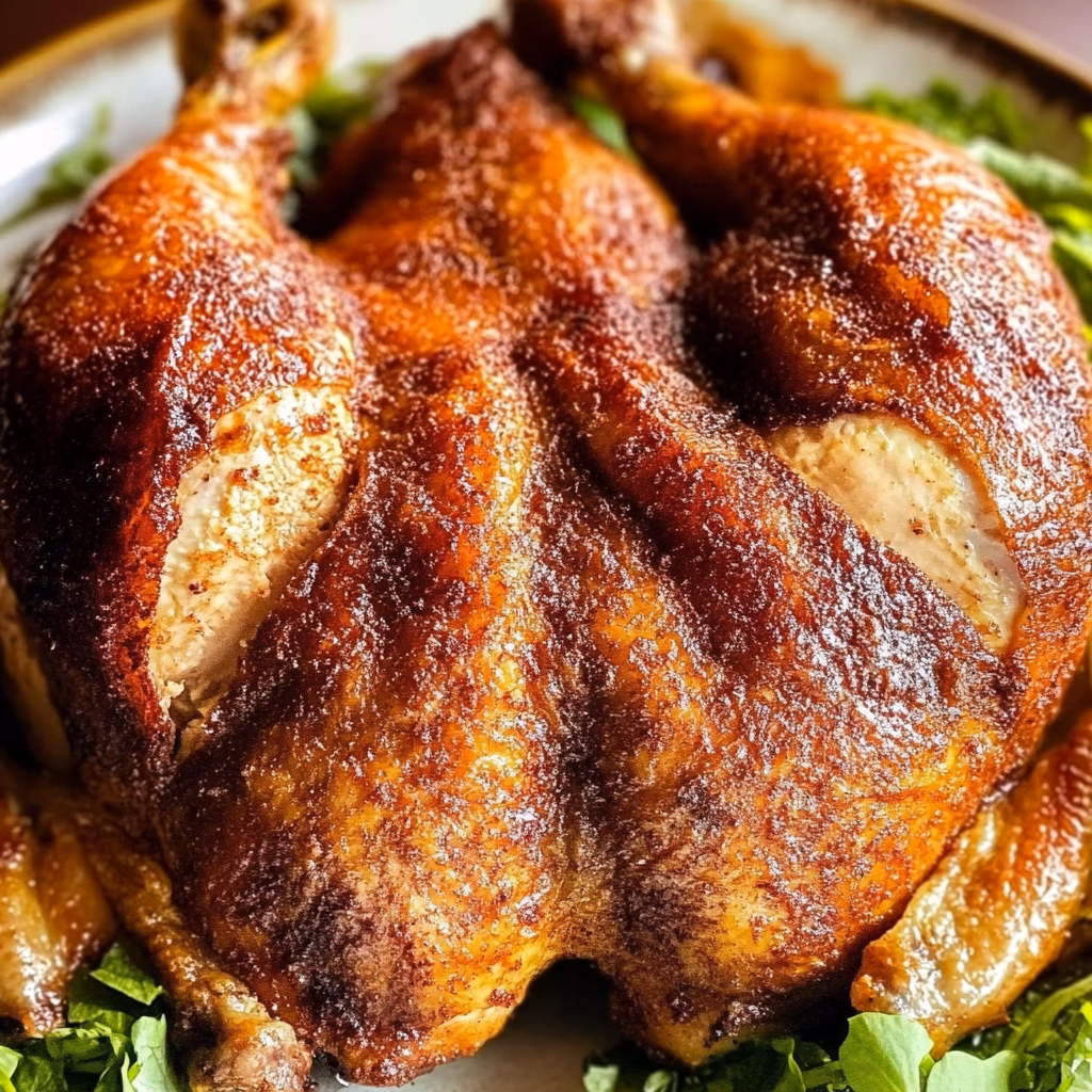 Transform your ordinary dinner into a flavorful feast with this Spatchcock Smoked Whole Chicken! This cooking method ensures crispy skin and juicy meat infused with smoky goodness. Perfect for family gatherings or weekend cookouts, this recipe is easy to follow and a guaranteed crowd-pleaser. Don’t forget to save it for your next barbecue!