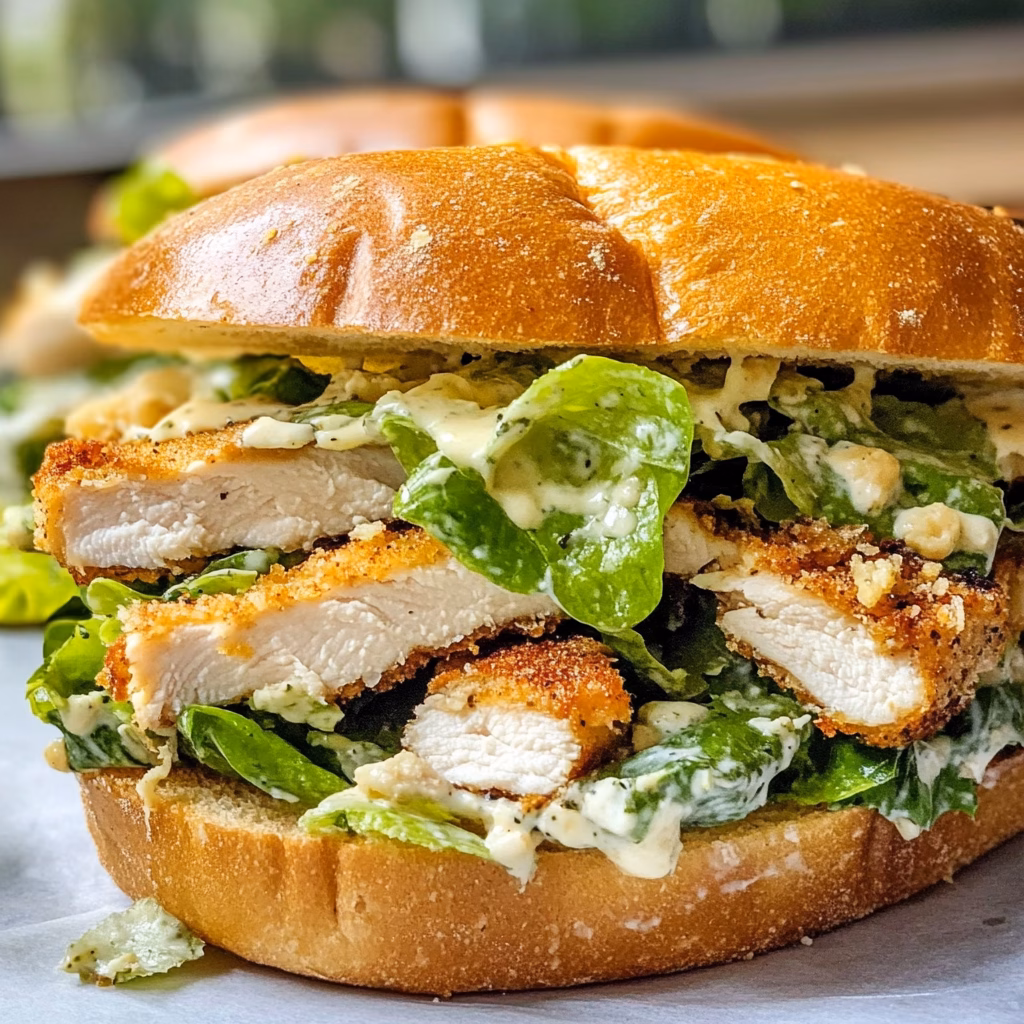 Get ready for a delicious twist on a classic! These Tangy Chicken Caesar Salad Sandwiches are bursting with flavor from tender chicken, crisp romaine, and a zesty Caesar dressing. Perfect for lunch or a light dinner, this easy recipe will become a favorite in your home. Don't forget to save this pin for your next picnic or family meal!